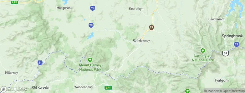 Barney View, Australia Map