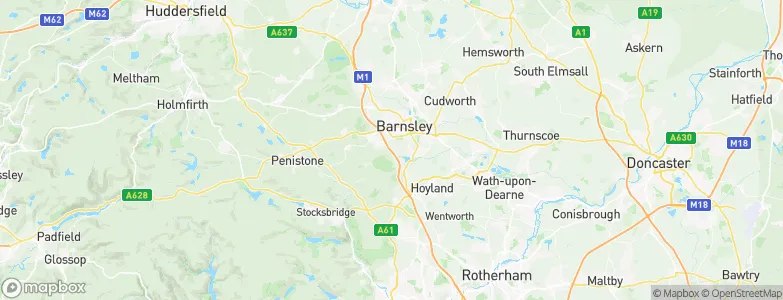 Barnsley, United Kingdom Map
