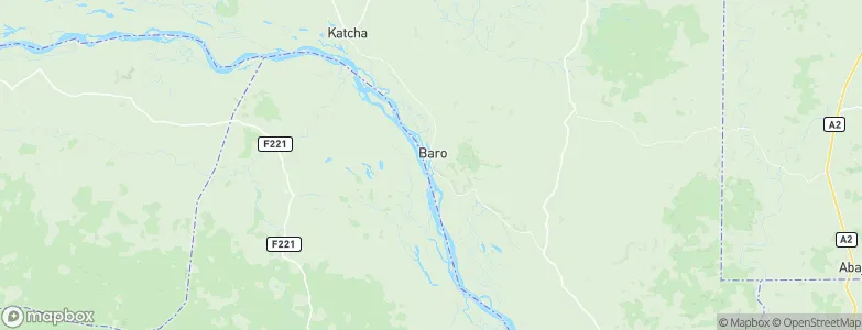 Baro, Nigeria Map