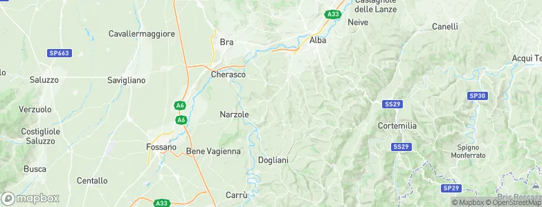 Barolo, Italy Map