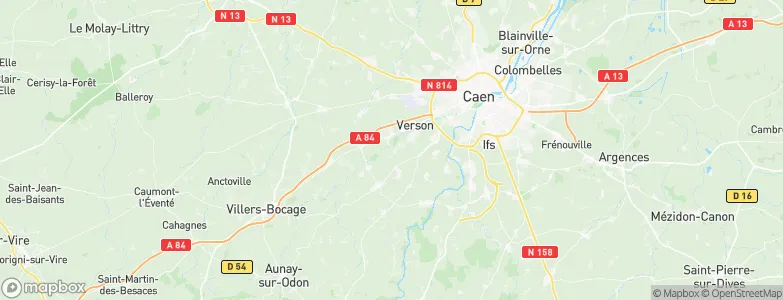 Baron-sur-Odon, France Map