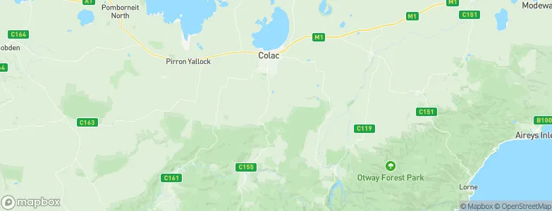 Barongarook, Australia Map