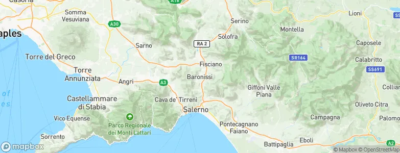 Baronissi, Italy Map