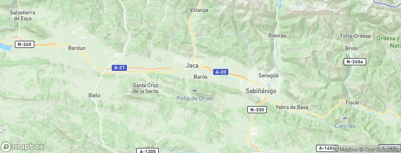 Barós, Spain Map