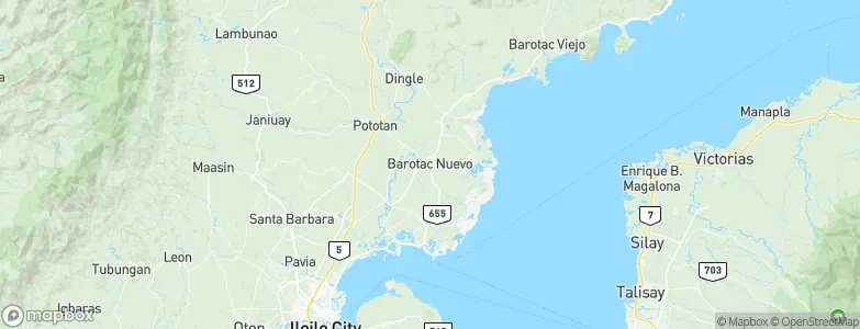 Barotac Nuevo, Philippines Map