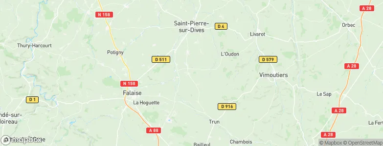 Barou-en-Auge, France Map