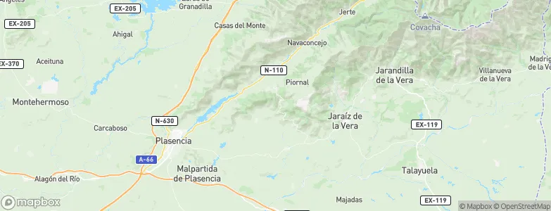 Barrado, Spain Map