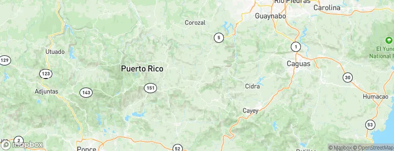 Barranquitas, Puerto Rico Map