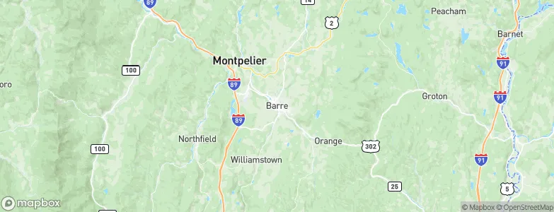 Barre, United States Map