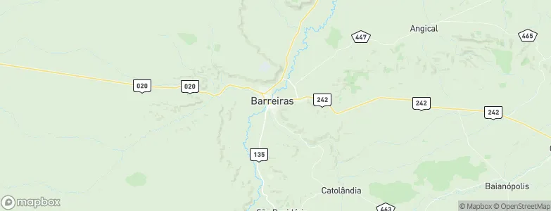 Barreiras, Brazil Map