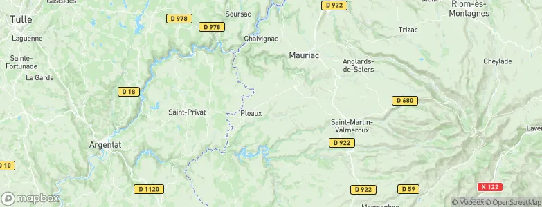 Barriac-les-Bosquets, France Map