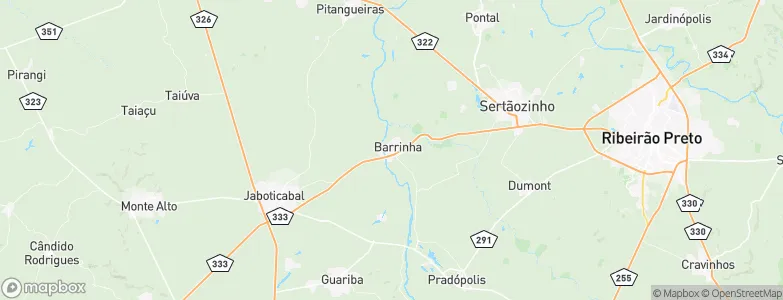 Barrinha, Brazil Map