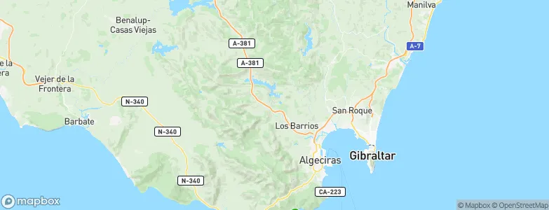 Barrios, Los, Spain Map