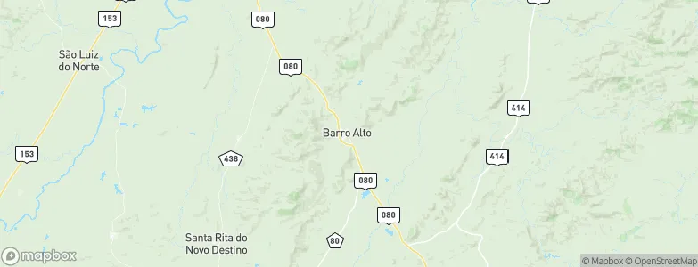 Barro Alto, Brazil Map