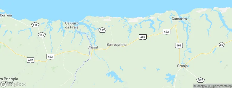 Barroquinha, Brazil Map