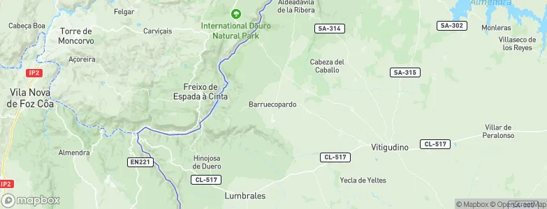 Barruecopardo, Spain Map