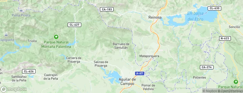 Barruelo de Santullán, Spain Map