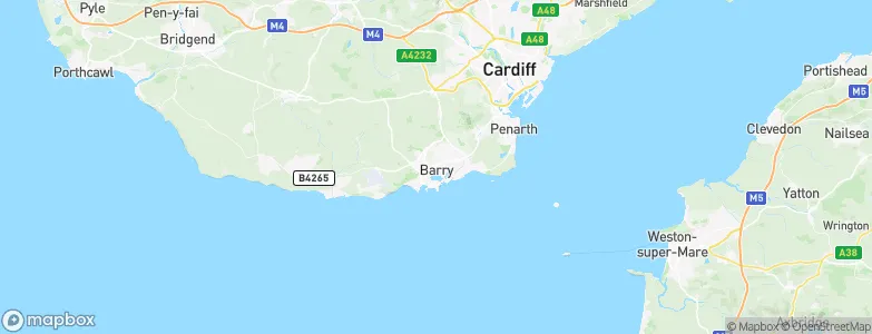 Barry, United Kingdom Map