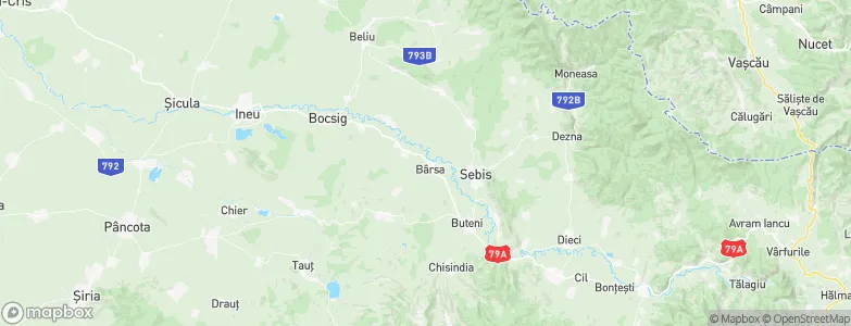 Bârsa, Romania Map