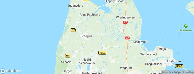 Barsingerhorn, Netherlands Map