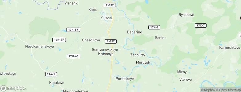 Barskoye Gorodishche, Russia Map