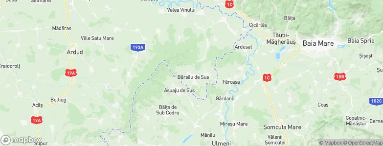 Bârsău de Sus, Romania Map