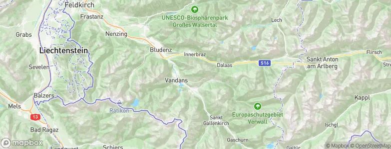 Bartholomäberg, Austria Map