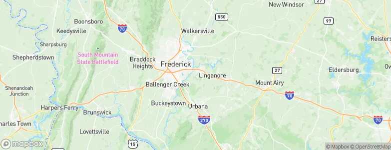Bartonsville, United States Map