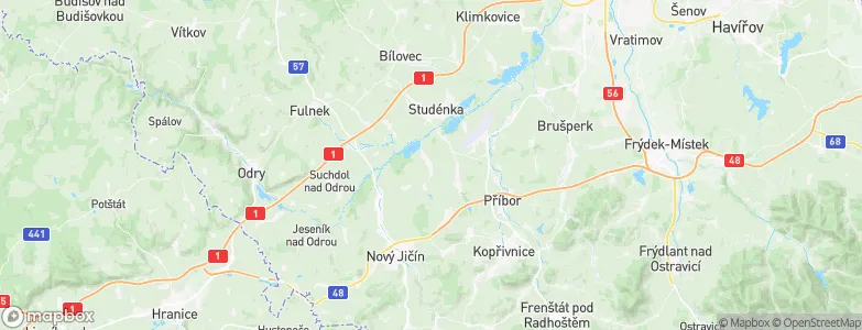 Bartošovice, Czechia Map
