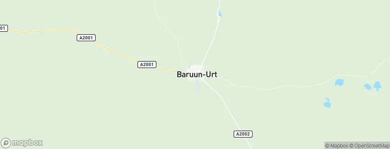 Baruun-Urt, Mongolia Map