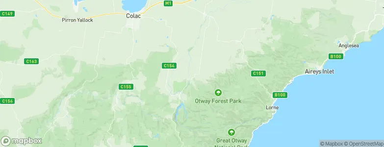 Barwon Downs, Australia Map