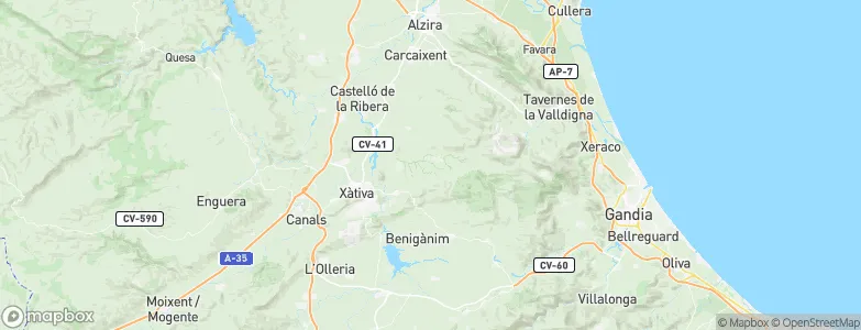 Barxeta, Spain Map