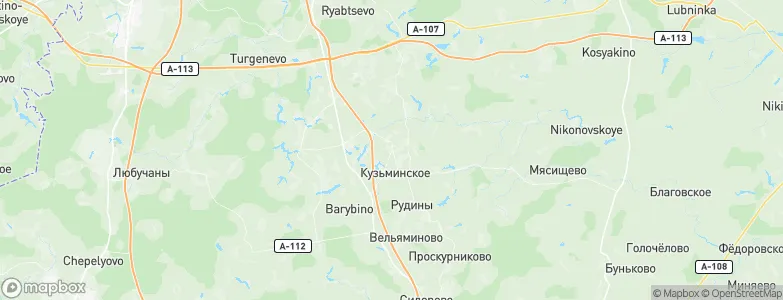 Barybino, Russia Map