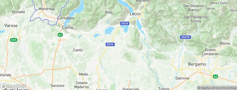 Barzago, Italy Map