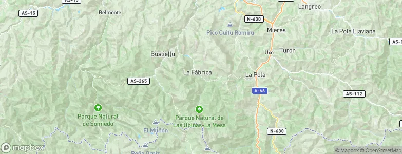 Bárzana, Spain Map