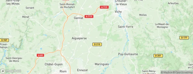 Bas-et-Lezat, France Map