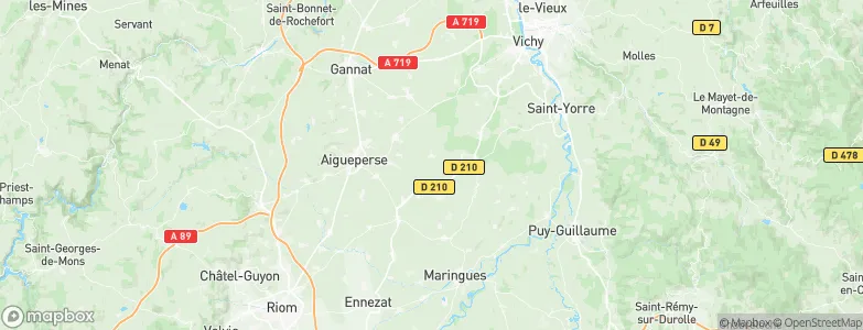 Bas-et-Lezat, France Map
