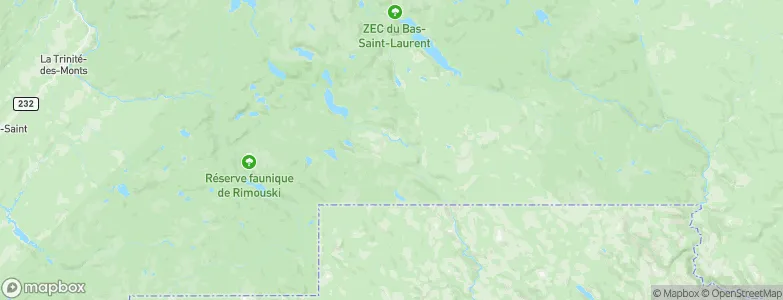 Bas-Saint-Laurent, Canada Map
