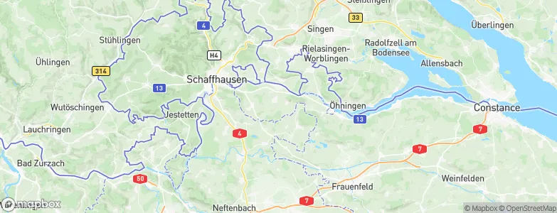 Basadingen-Schlattingen, Switzerland Map