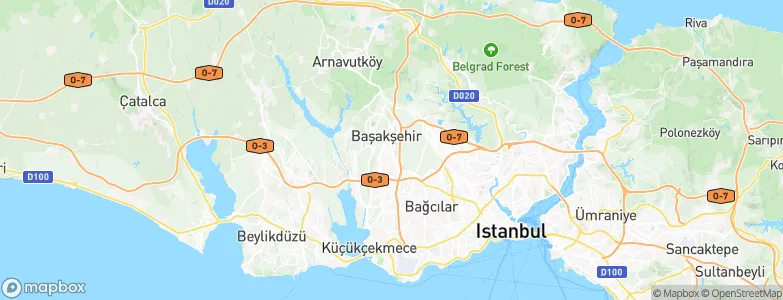 Başakşehir, Turkey Map