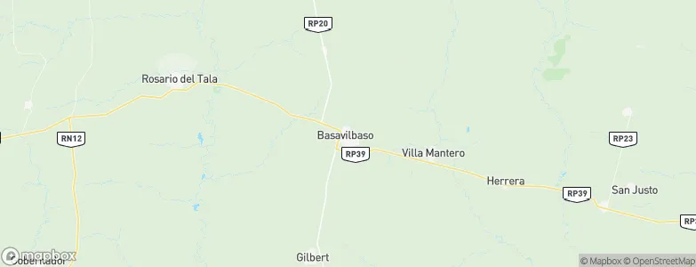 Basavilbaso, Argentina Map