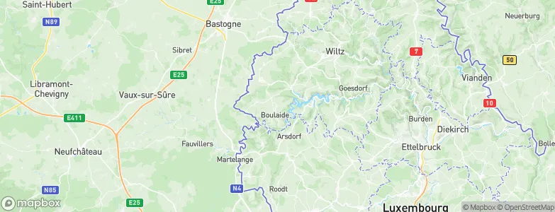 Baschleiden, Luxembourg Map
