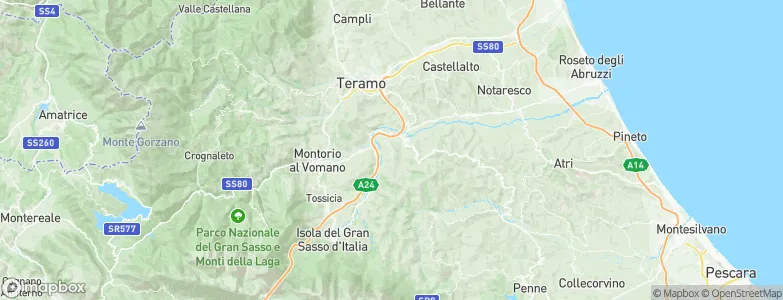 Basciano, Italy Map