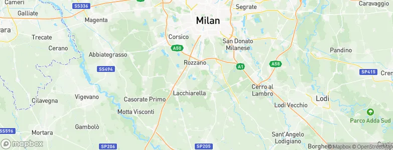 Basiglio, Italy Map
