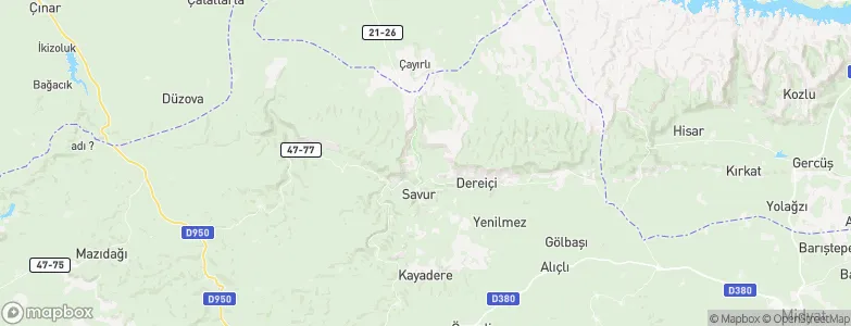 Başkavak, Turkey Map