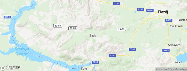 Baskil, Turkey Map