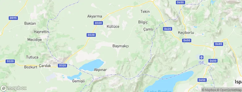 Başmakçı, Turkey Map