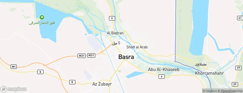 Basra, Iraq Map