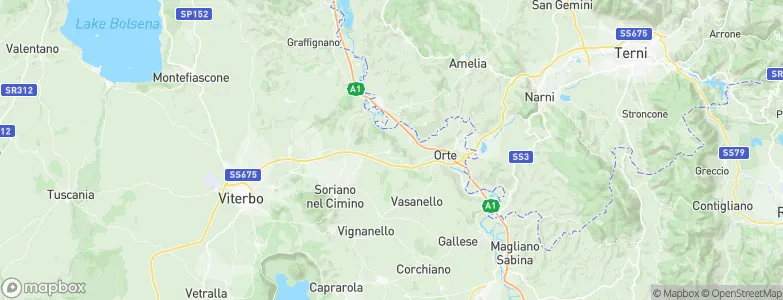 Bassano in Teverina, Italy Map
