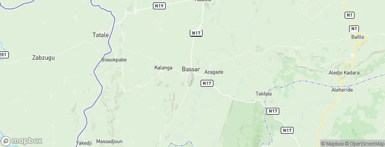 Bassar, Togo Map